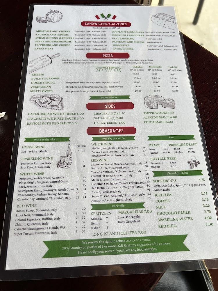 Ricci's Italian Restaurant Menu image 4